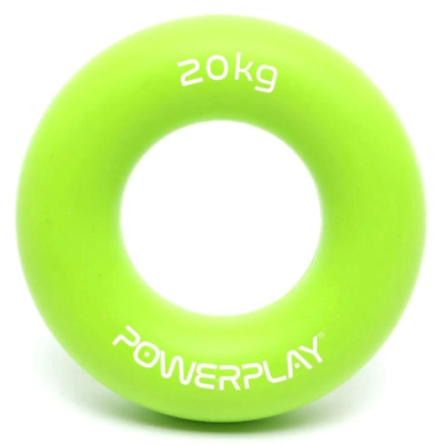 Еспандер кистьовий силіконовий PowerPlay PP-4324 Hand Grip Ring Medium (20 кг) - зелений