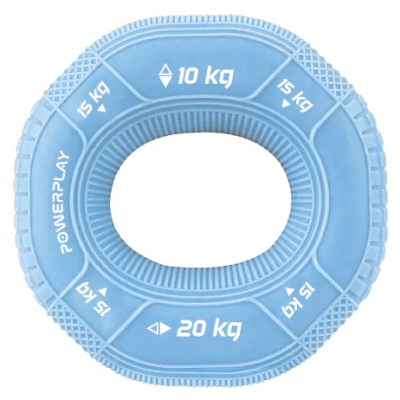 Эспандер кистевой силиконовый PP-4331 (Hand Grip Light 10-15-20 кг) - голубой
