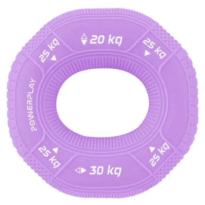 Эспандер кистевой силиконовый PP-4331 (Hand Grip Medium 20-25-30 кг) - фиолетовый