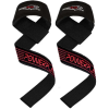 Лямки для тяги PP 7064 Lifting Gym Straps - чорно-червоні
