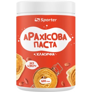 Арахісова паста Sporter - 600 г - класична