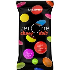 Драже "Zero One Choco Dots" - 40 г - молочний шоколад 1/12