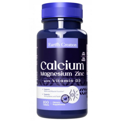 Calcium, Magnesium, Zinc - 100 таб