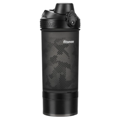 Шейкер для спорту харчування Fitseven Infinity 550ml (чорний)