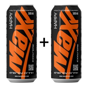 Maxx HAPPY Energy Drink 250 мл - tutti-frutti 1+1