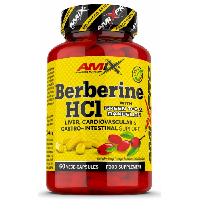 Amix AmixPro Berberine HCl with GreenTea & Dandelion - 60 капс