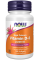 NOW Foods Vitamin D3 2000 ME - 120 софт гель