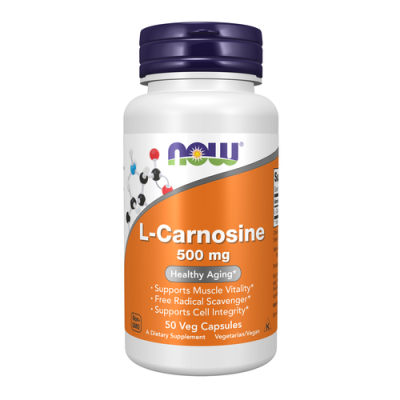 L-Carnosine, 500 мг - 50 веган капс 