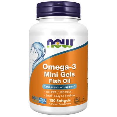 Omega-3 Mini Gels 600 мг - 180 софт гель