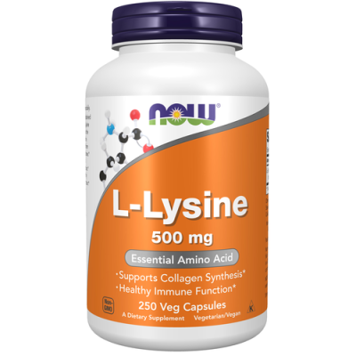 L-Lysine, 500 mg - 250 веган капс