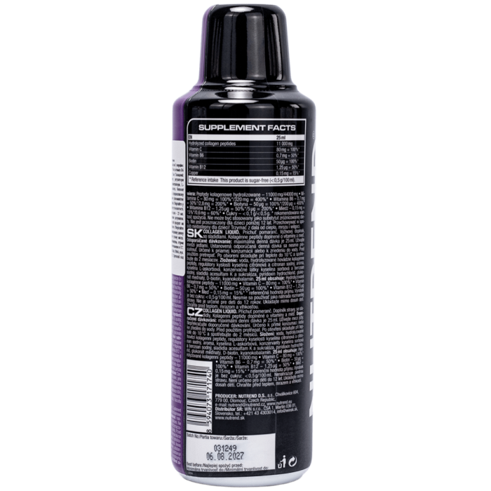 Nutrend Collagen Liquid - 500 мл апельсин