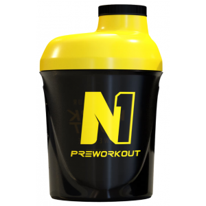 Shaker Nutrend N1 - 300 мл - черно/желтый