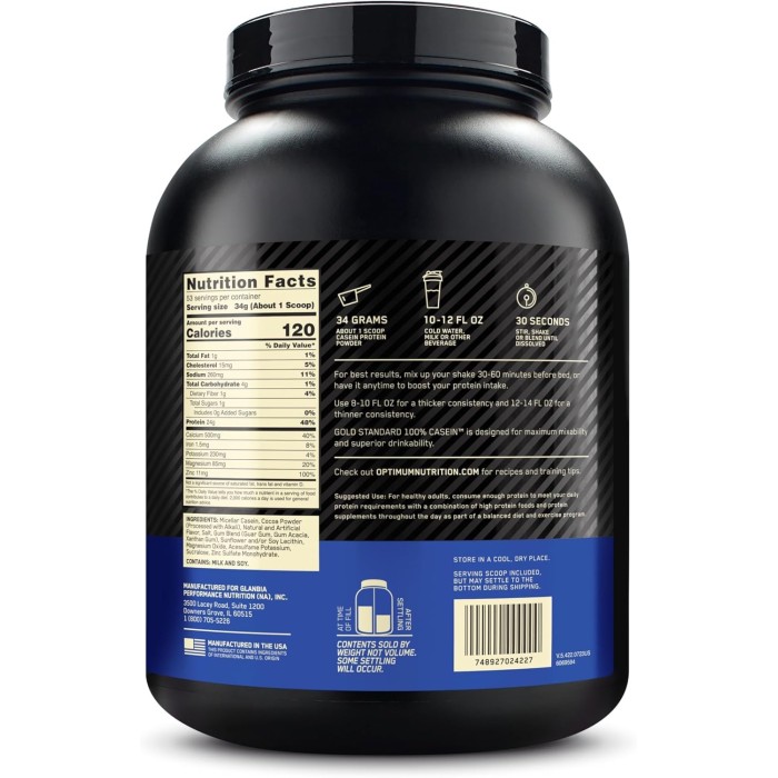 Optimum Nutrition 100% Gold Standard Casein