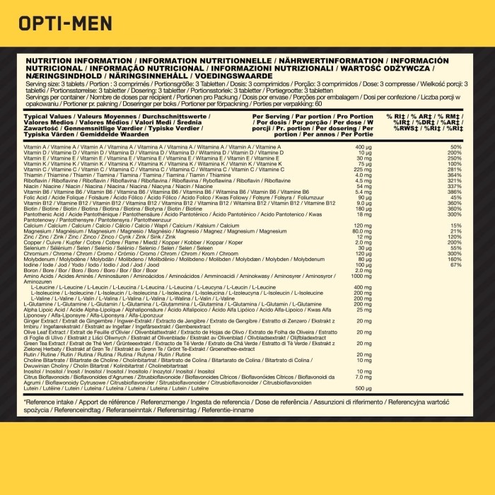 Optimum Nutrition Opti - Men (EU)