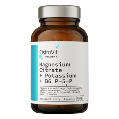 Pharma Magnesium Citrate + Potassium + B6 P-5-P - 90 капс