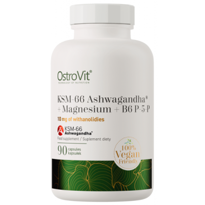 KSM-66 Ashwagandha + Magnesium + B6 P-5-P