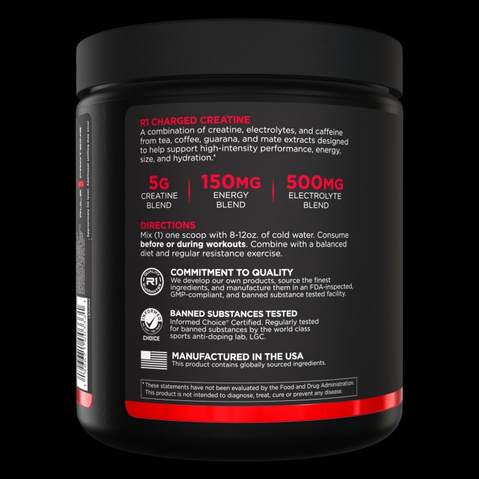 Rule 1 Charged Creatine - 270 г