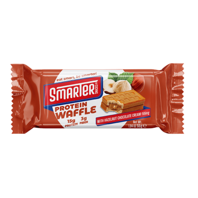 Белковые вафли с кремовой начинкой со вкусом "лесной орех-шоколад" (Protein Waffle) - 55г