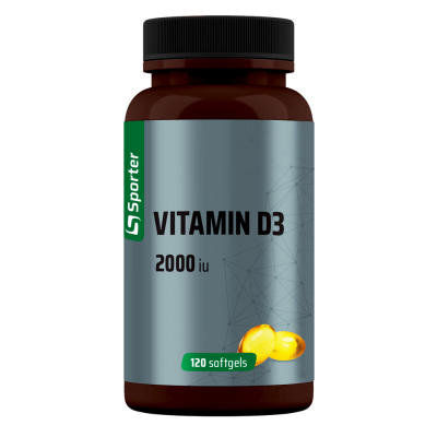 Vitamin D3 2000 MО - 120 гелевих капсул