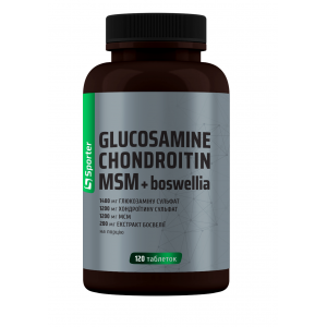 Glucosamine Chondritin MSM + Boswellia - 120 таб