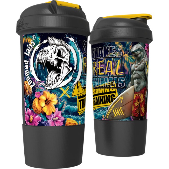 Zoomad Labs Шейкер One Raw (ZooMafia)  - 500 мл - желтый/черный