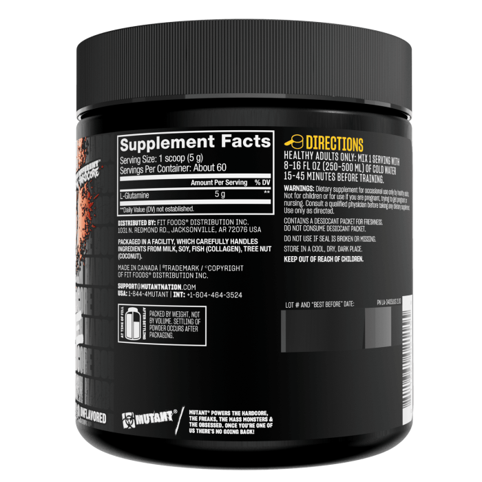 Mutant Glutamine - 300 г