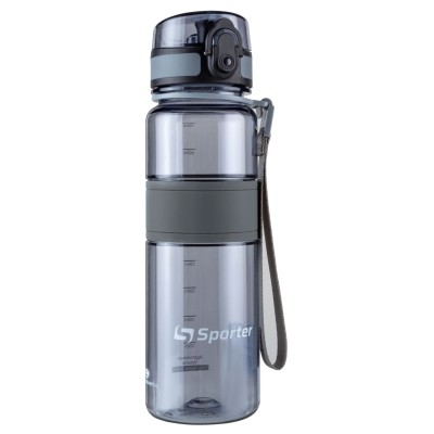 Пляшка для води 500 мл - сіра