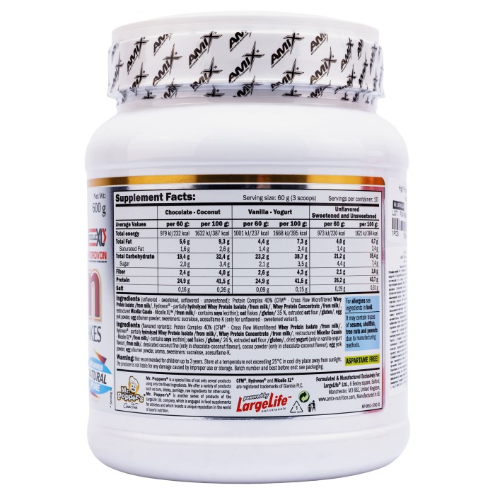 Amix High Protein Pancakes - 600 г