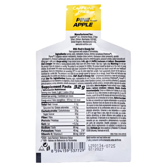 Amix Performance Amix Rock´s Gel Free  32г