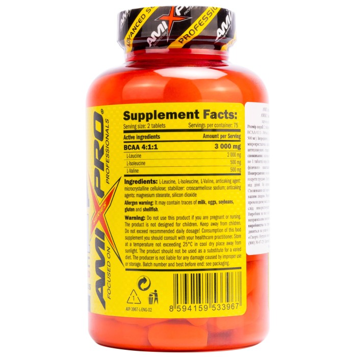 Amix BCAA 4:1:1 tab