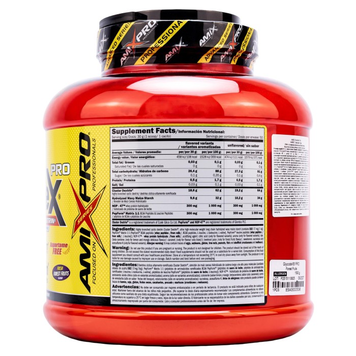 Amix GlycoDex Pro - 1500 г лесные ягоды