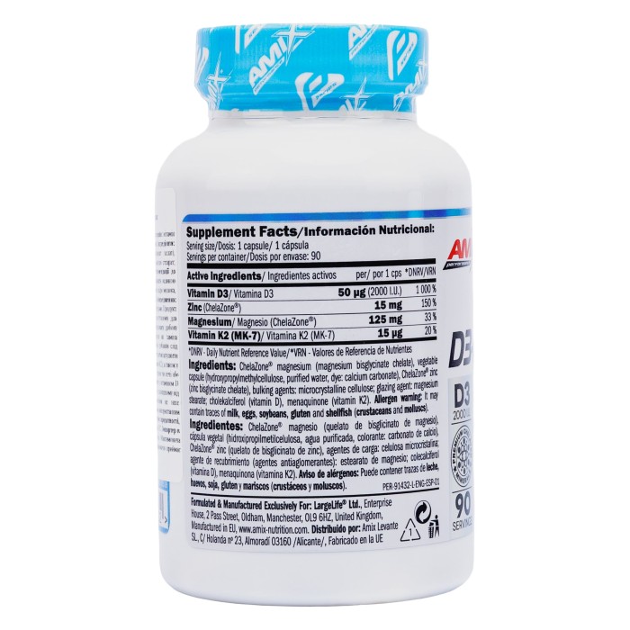 Amix Performance Amix D3-K2-MG-ZN - 90 капс