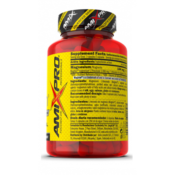 Amix Magnesium L-Threonate Magtein® - 90 веган капс