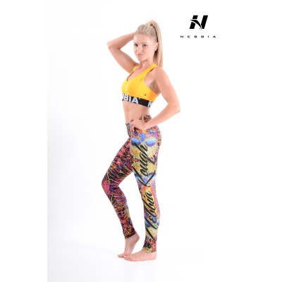 207 Mini Top Supplex Blue - Supplex Yellow