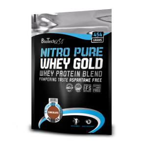 BT NITRO PURE WHEY GOLD 454 g пакет - карамель-капучіно Фото №1
