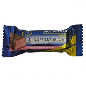 MP L-carnitine Bar 35г батончик - клубничный йогурт Фото №1