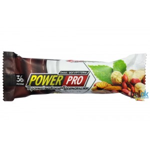 PowerPro Батончик 36%, 60 г (20шт/уп) - горіх-йогурт