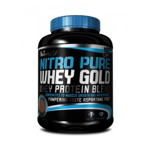 NITRO PURE WHEY GOLD protein 2270 g банка - клубника Фото №1
