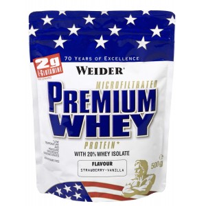 Weider Premium Whey Protein 500g (клубника)		 Фото №1