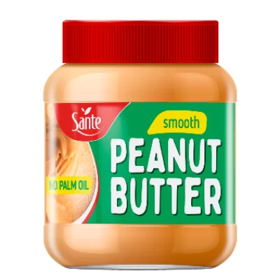Peanut butter smooth 350 г (стекло)