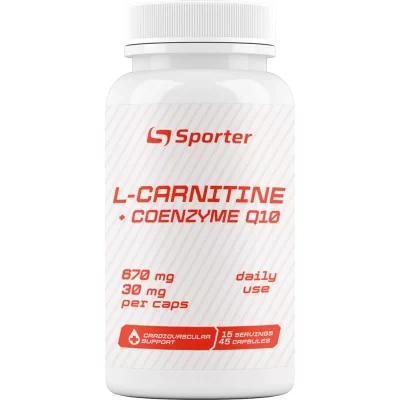 L-carnitine 670мг + CoQ10  30 мг 45 капс