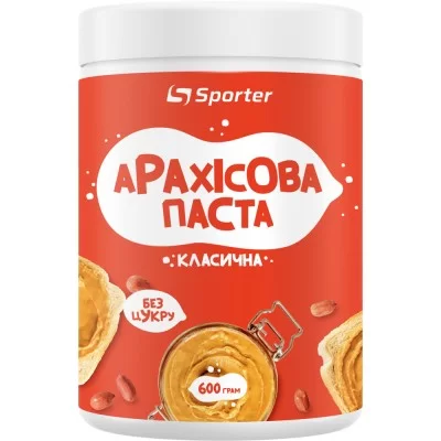 Арахисовая паста Sporter - 600 г - классическая