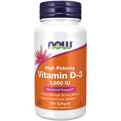 Vitamin D3 1000 ME - 180 софт гель