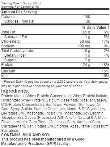 Syntha-6 EDGE 1.75 кг  + Батончик PROTEIN WPC 20% 10 шт