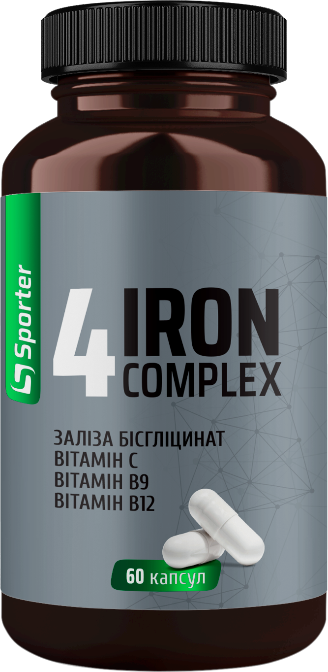 4 IRON complex - 60 капс купити Київ та Україна ≡ Ціна, відгуки