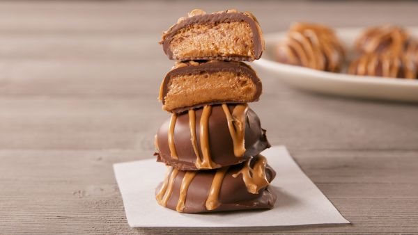 Печенье без выпечки с арахисовой пастой