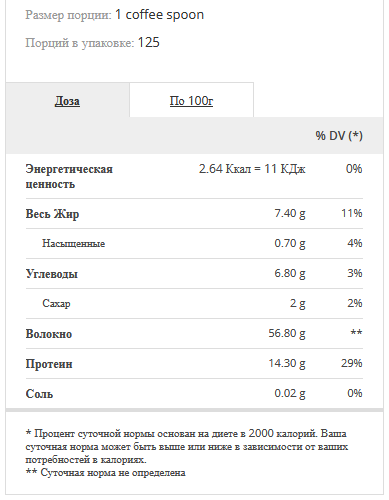 Organic Tribulus Terrestris Powder - 125 g