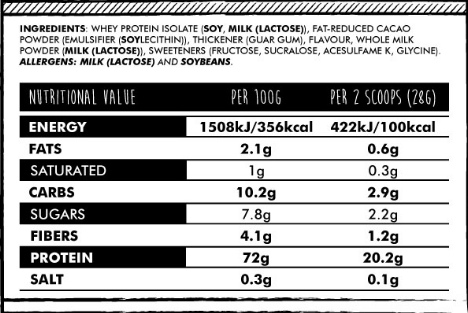 100% Isolate Protein