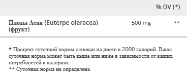 Acai Berry 500 mg 60 капс