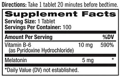 Melatonin 5mg Time Release - 100 таб